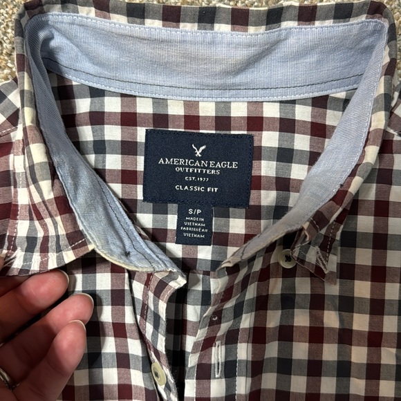 American Eagle Button Down Long Sleeve Shirts - Picture 7 of 7